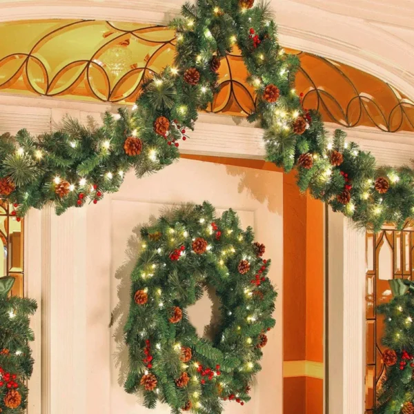 Christmas Garland Decorations Mantle Garland - Image 3